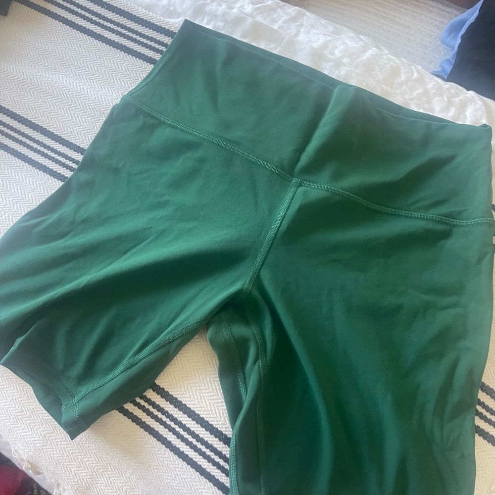 lululemon athletica Forest Green Bike Shorts